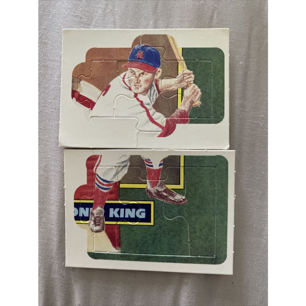 1988 Donruss Stan Musial Puzzle 2 Cards -incomplete‎